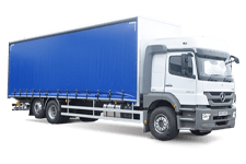 Car Hire Ormskirk - 26 Tonne Curtain Side Lorry - Truck hire Ormskirk