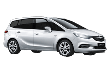 Car Hire Ormskirk - Vauxhall Zafira 7-Seater - Minibus hire Ormskirk